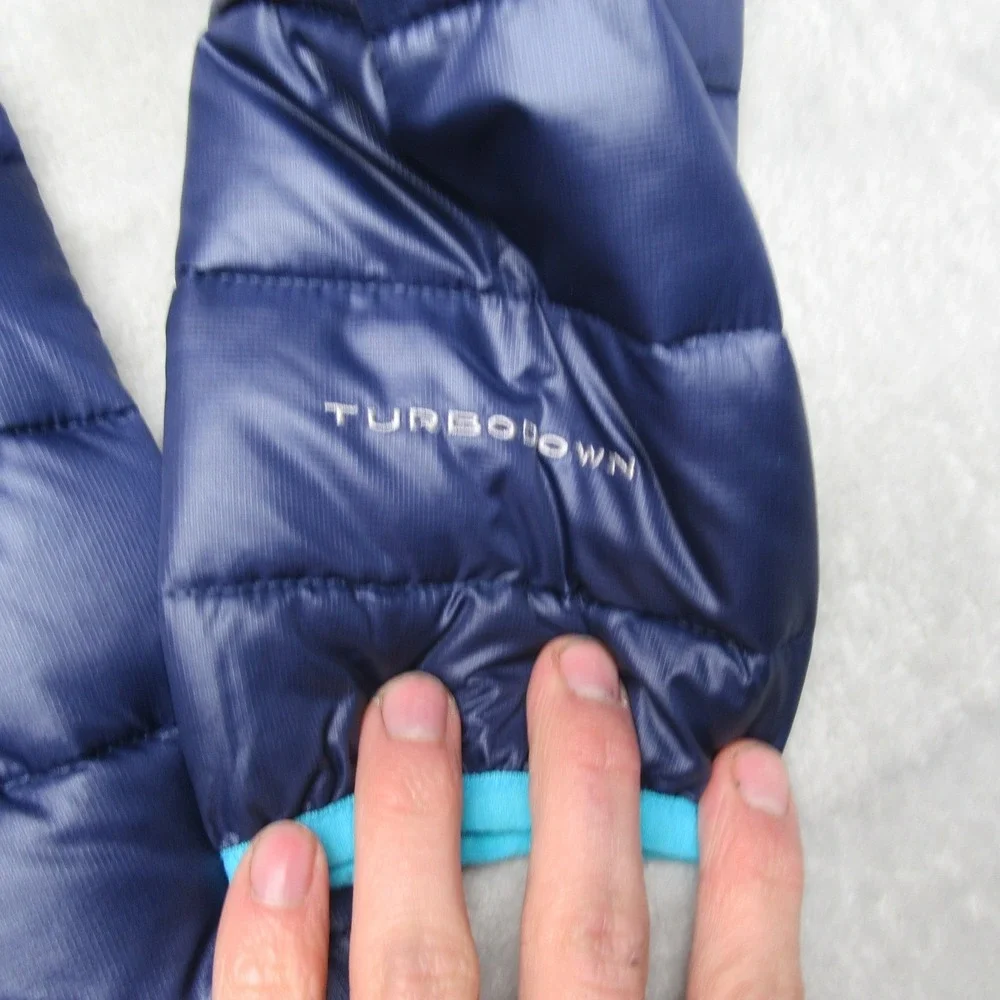 Columbia Jacket‎ Womens XS Blue TurboDown Omni-Heat Puffer Cold Weather Packable